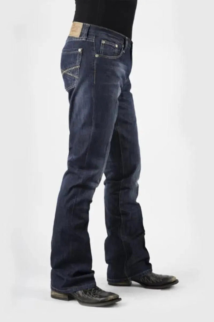 Stetson 1014 Fit Semi-Destructed Wash Jeans - Men's Jeans - Hatcountry