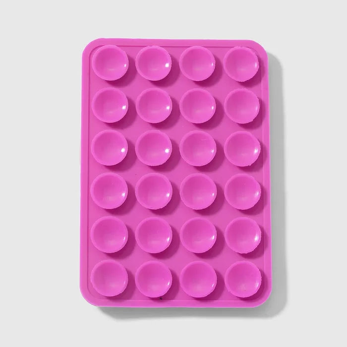 "Sticky" phone sticker hot pink