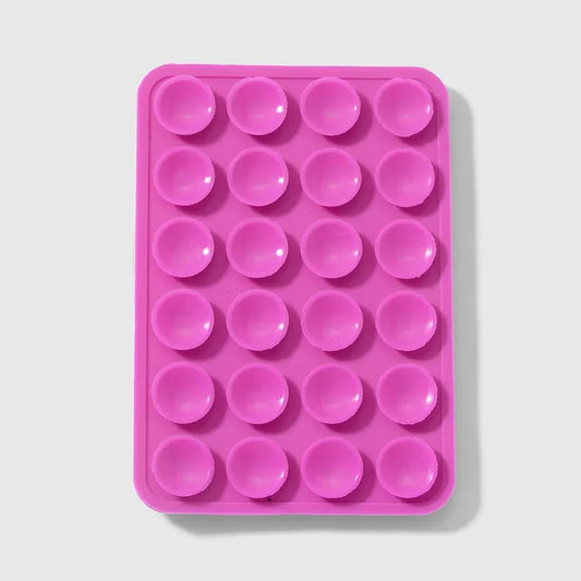 "Sticky" phone sticker hot pink