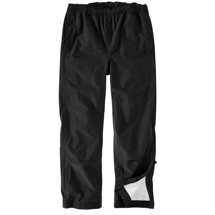 Carhartt Storm Defender relaxed fit lightweight packable rain pant in black