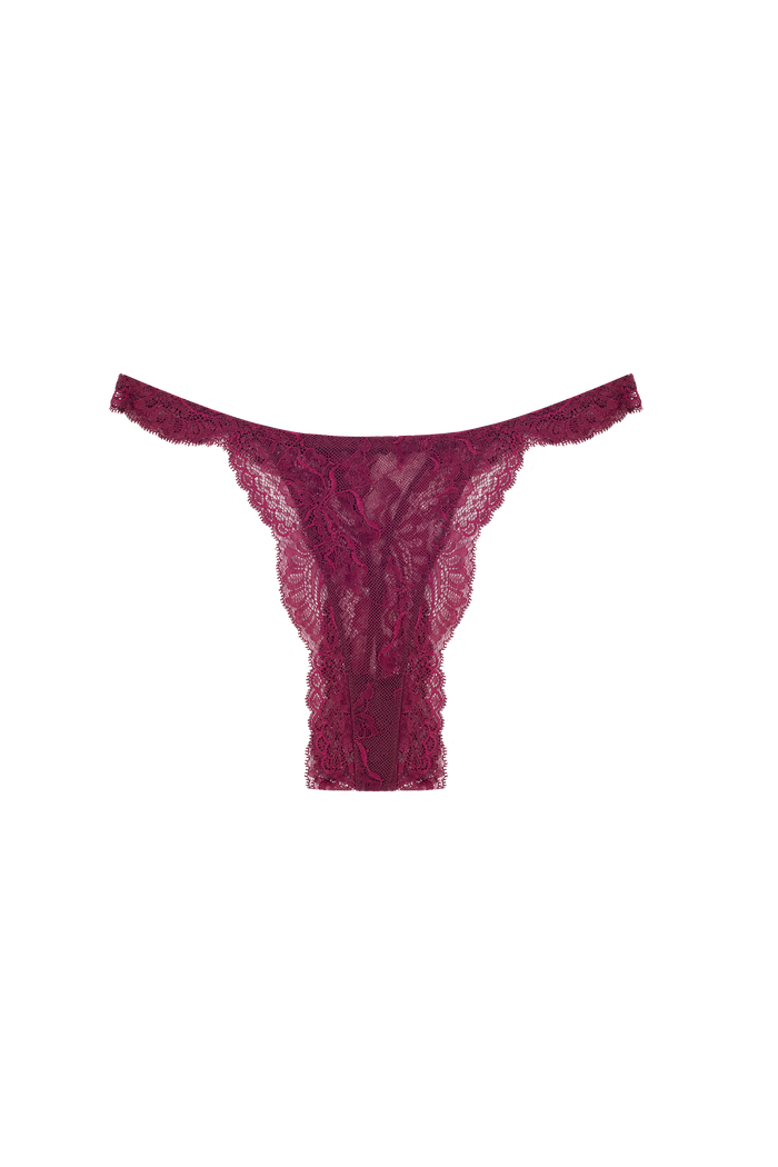donker paarse string