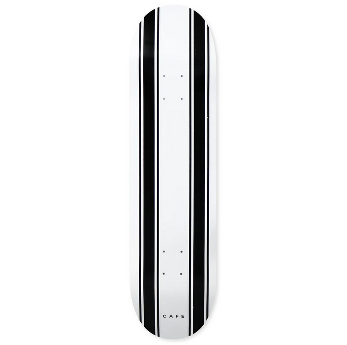 Stripe Deck (White/Black) - 8.38