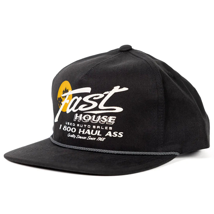 Fasthouse Sunset hat in black