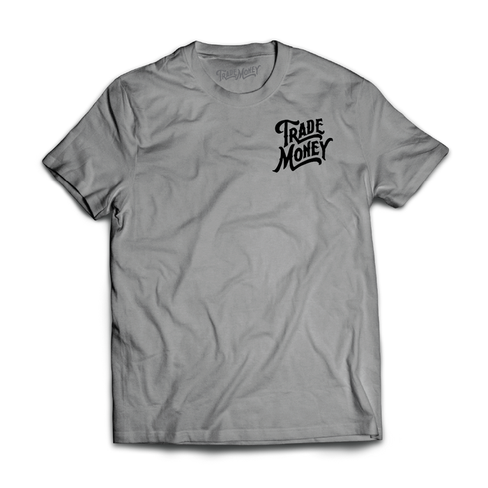 Trade Money Support Your Local Trucker tee in grey frost, additional product image