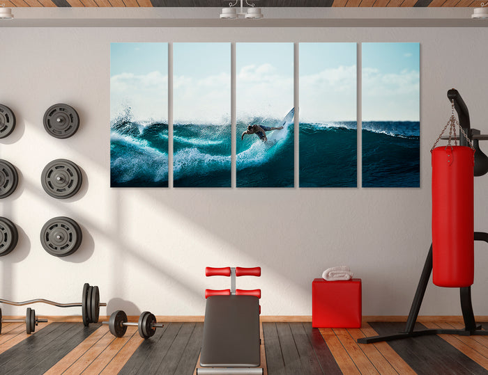 Surfing Art Canvas Print #4127