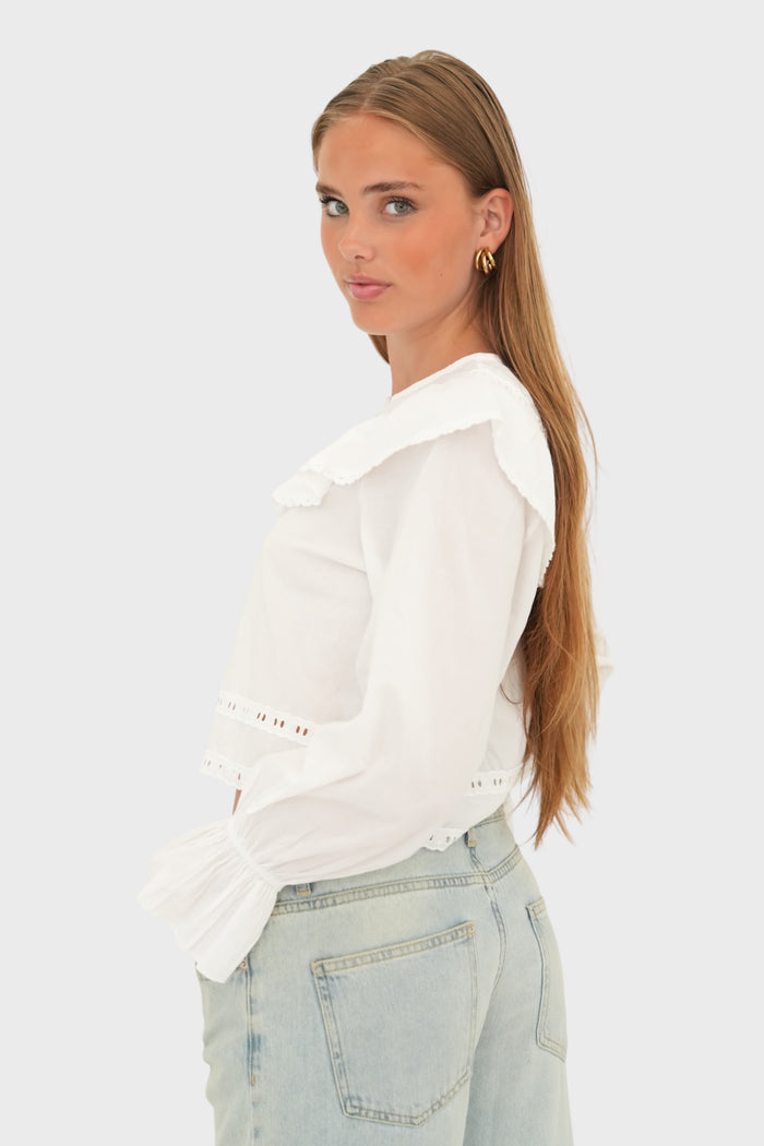 "Sweden" blouse white