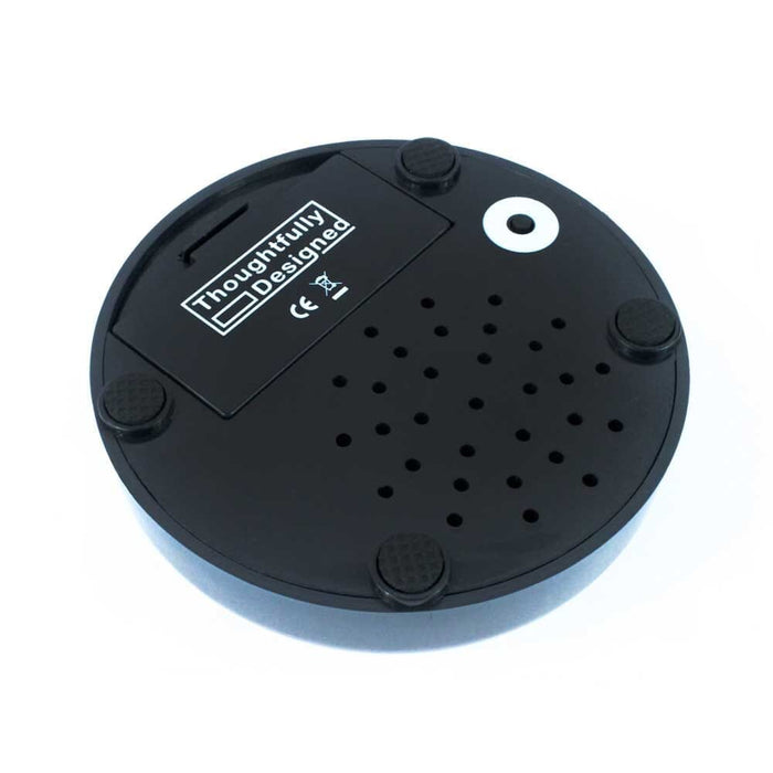 Alternative view of Talking Button Clock, showing different angle or usage.