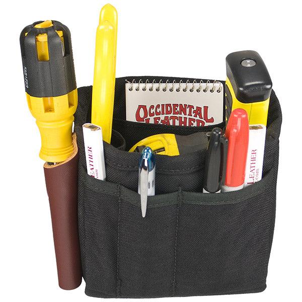 Occidental Leather task pouch in tan leather