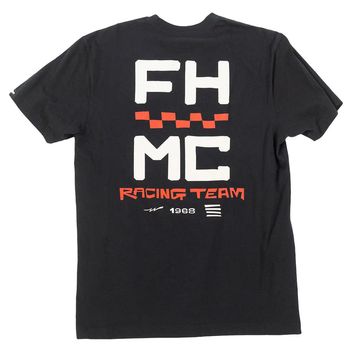 Fasthouse Team short-sleeve graphic t-shirt in black, available in big and tall sizes