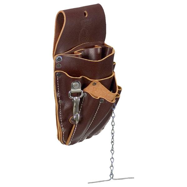 Occidental Leather telecom pouch, left front view