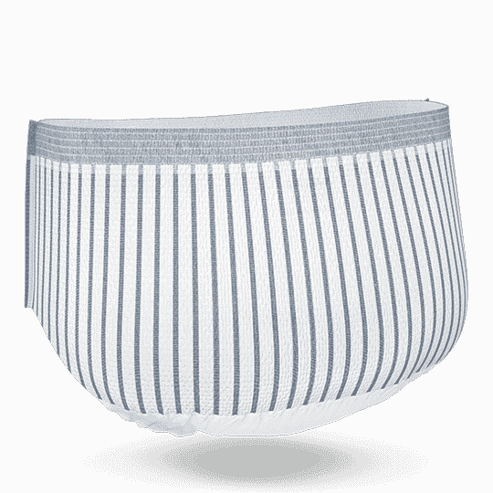 Close-up of a feature of TENA Men Level 4 Incontinence Pants.