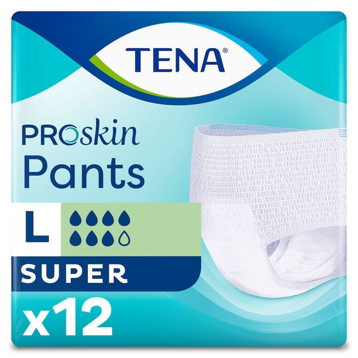 Image of TENA Pants Super Incontinence Pants on a plain background.