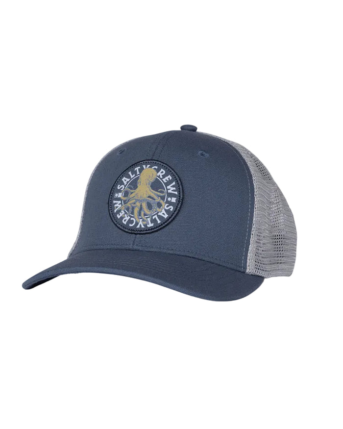 Salty Crew Tentacles retro trucker hat in slate