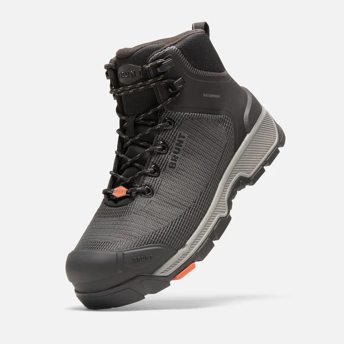 BRUNT Ryng 6 inch waterproof composite toe work boot in black, additional product view