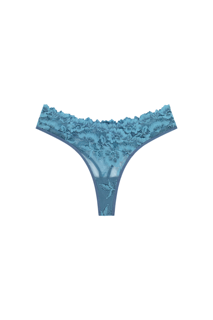 lichtblauw kant lingerie bottom