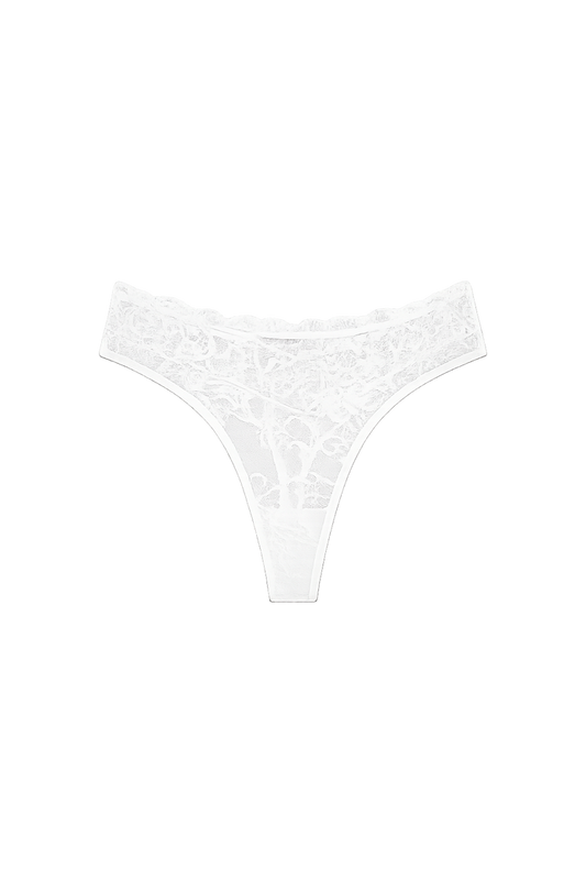 witte kanten string van pavo couture