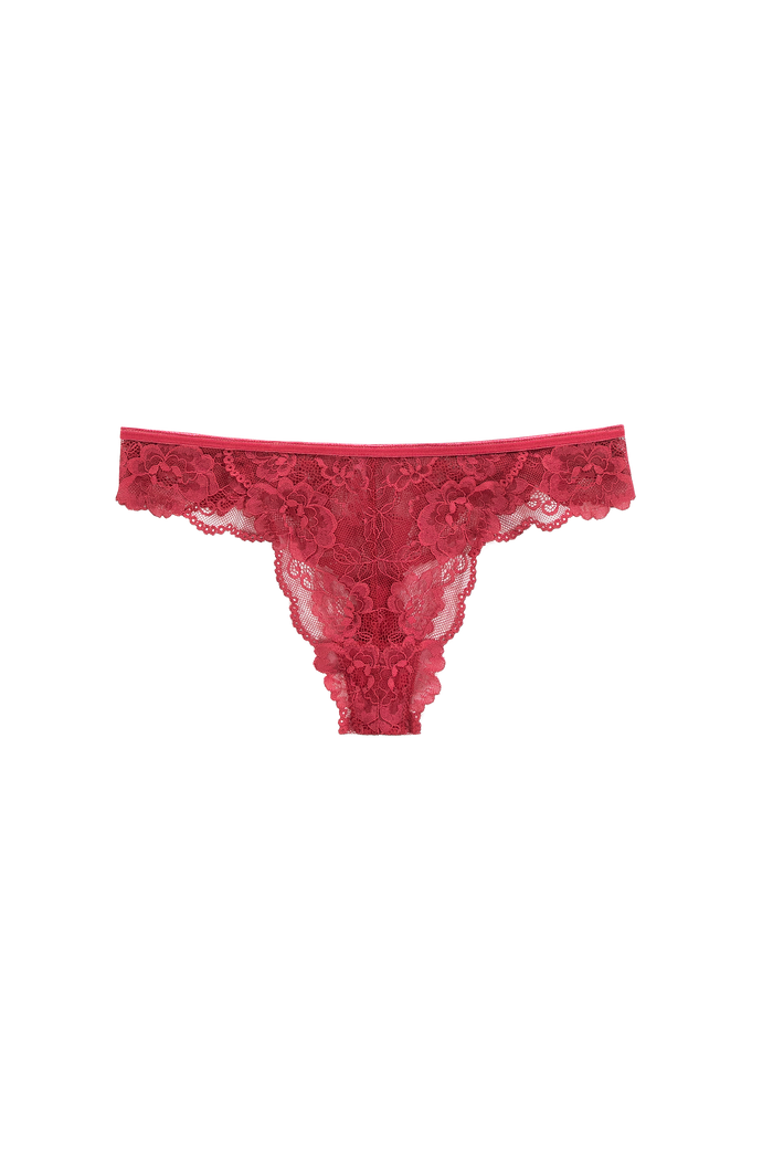 roze kanten string