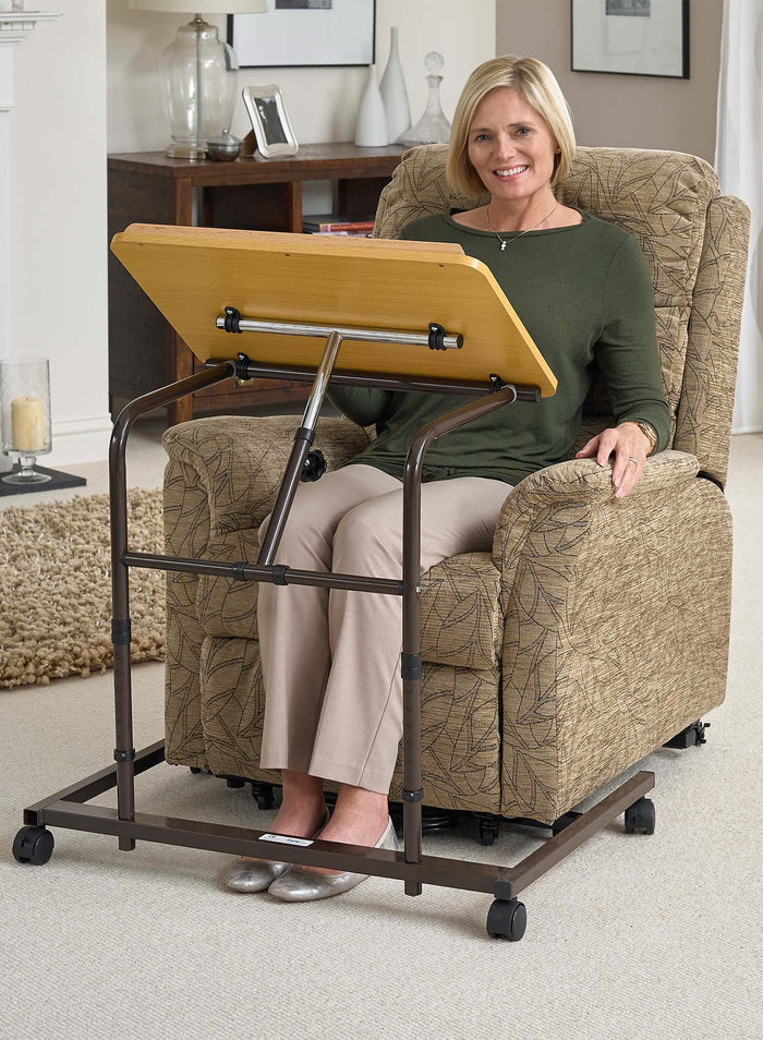Tilt-Top Over Chair Table