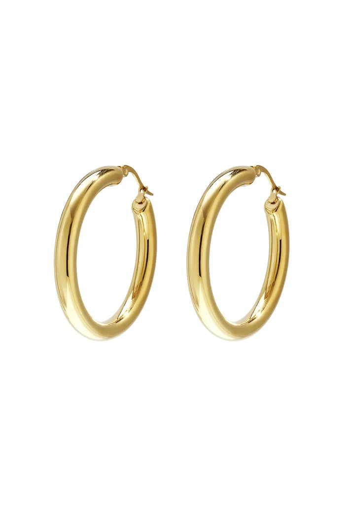 "Timeless" hoop earrings
