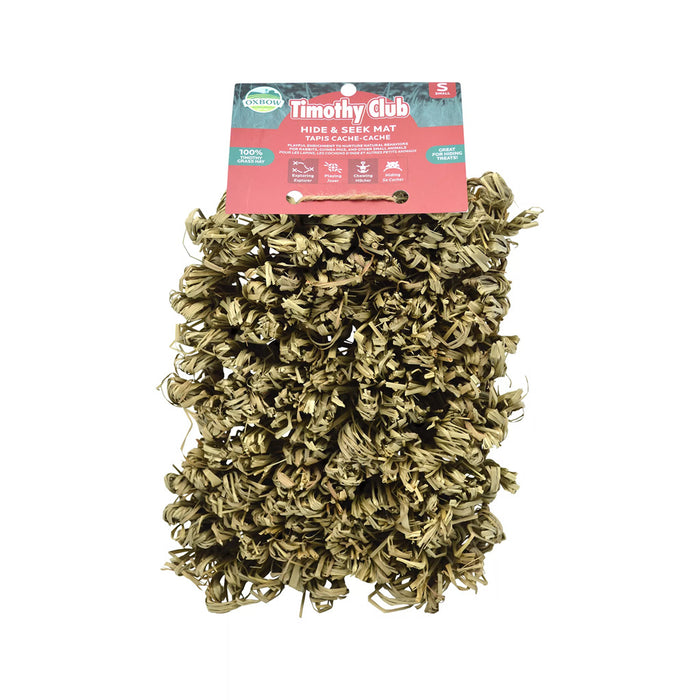 Timothy Hide and Seek Mat Handwoven Enrichment Toy for Small Animals
