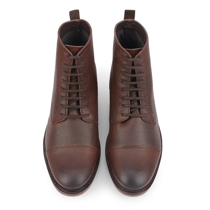 Tintern Leather Lace up Boots - Brown