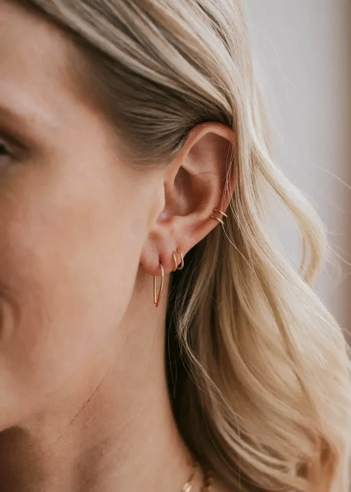 Tiny Horseshoe Earrings | 14kt Gold Fill  or  Sterling Silver