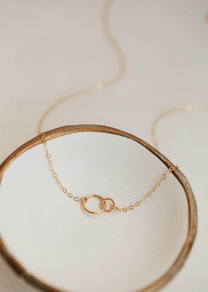 Tiny Links Necklace | 14kt Gold Fill or Sterling Silver