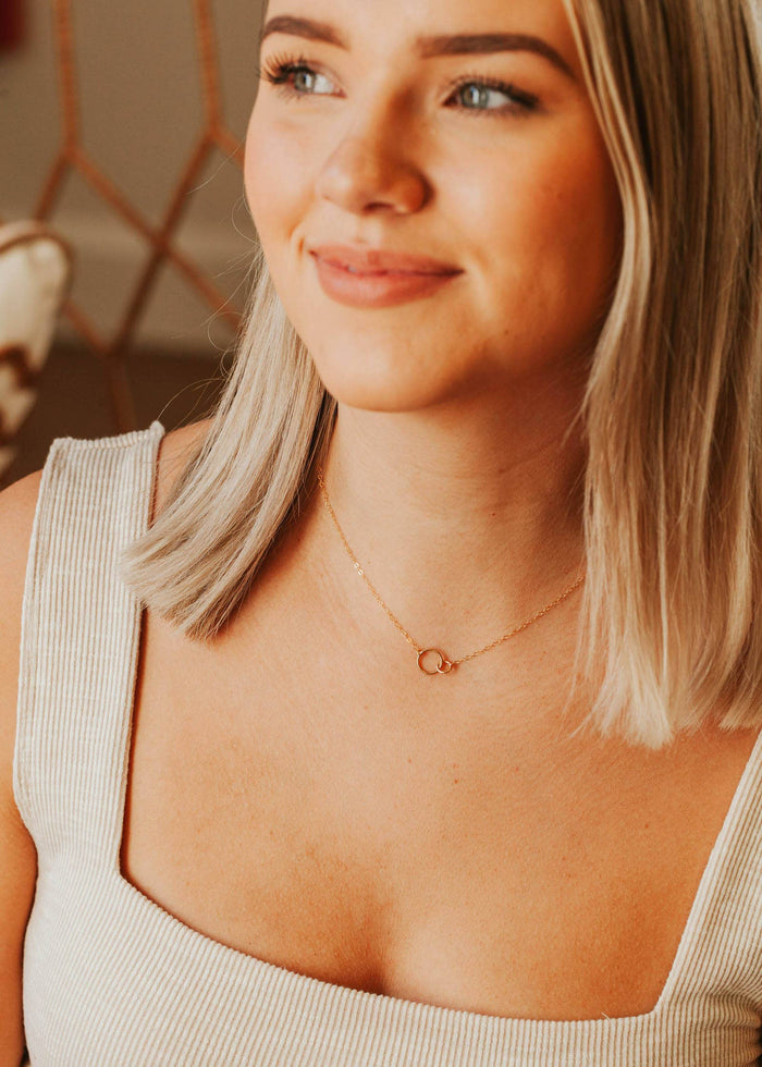 Tiny Links Necklace | 14kt Gold Fill or Sterling Silver