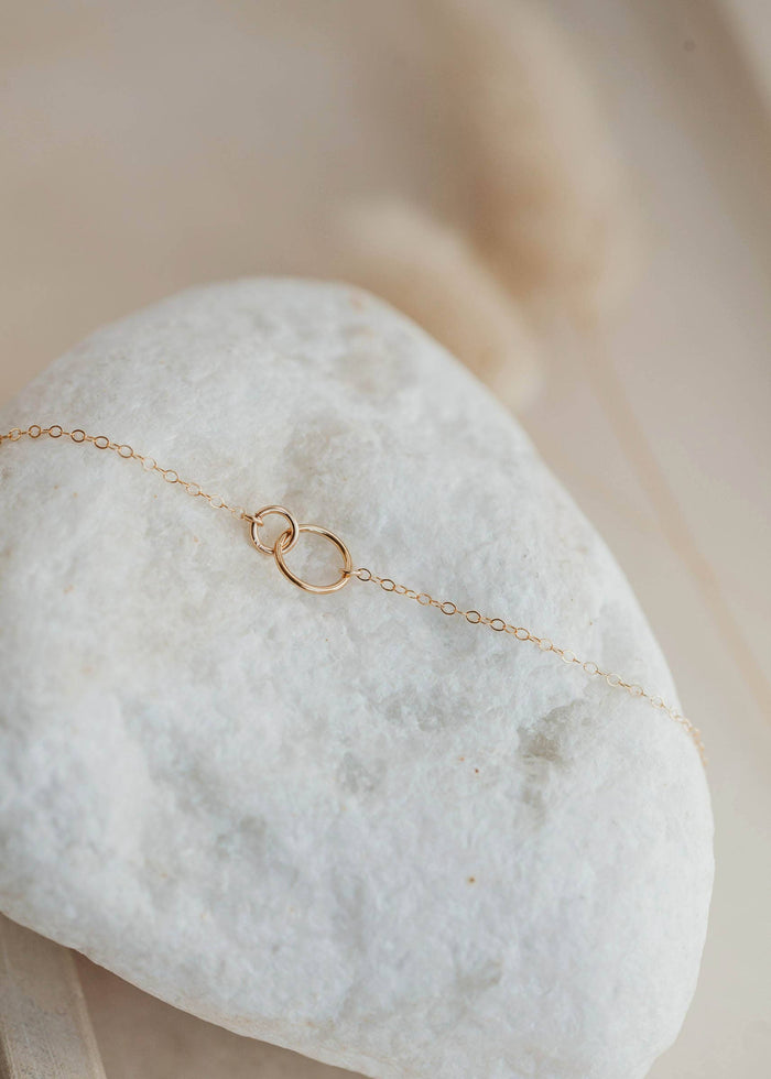 Tiny Links Necklace | 14kt Gold Fill or Sterling Silver