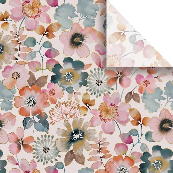 Tissue - Printed - Painterly Petals - Retail 6 Pack (24