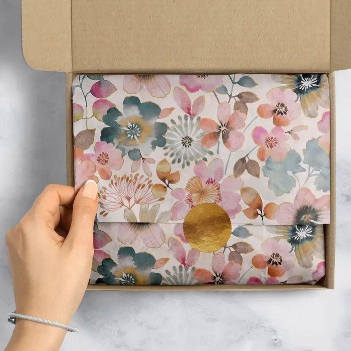 Tissue - Printed - Painterly Petals