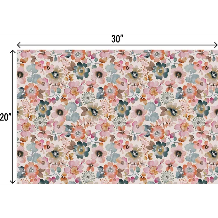 Tissue - Printed - Painterly Petals
