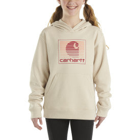 Carhartt toddler and youth graphic sweatshirt in malt, additional product image