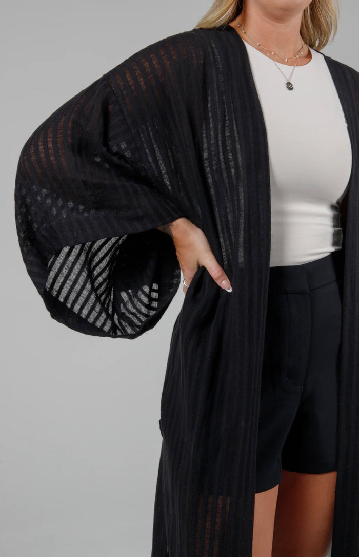 TOFINO POSEY LINEN BLEND OPEN COVER UP