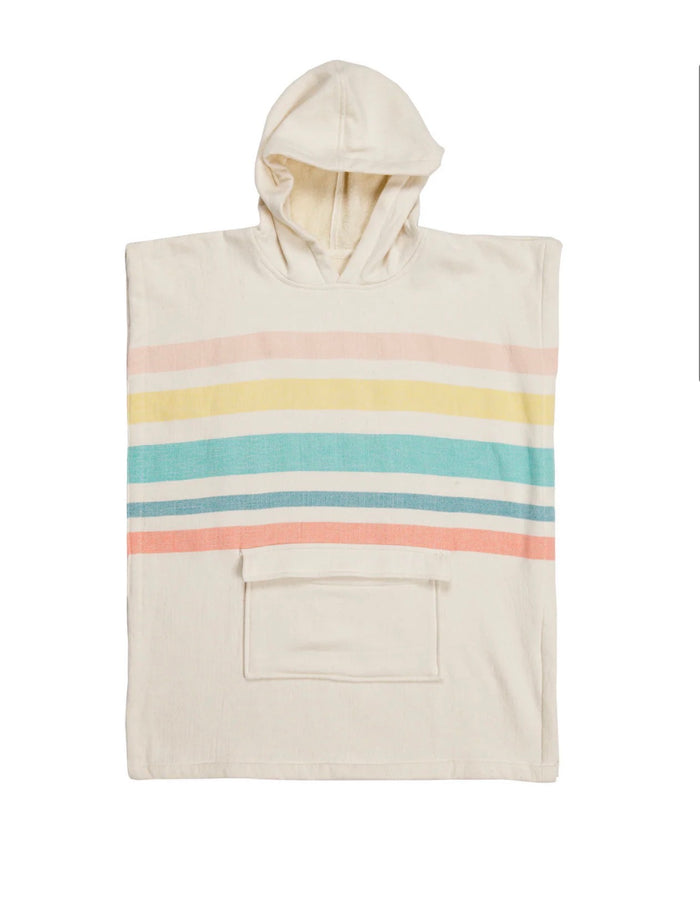 TOFINO THE BRYD KID’S STRIPE TERRY PONCHO