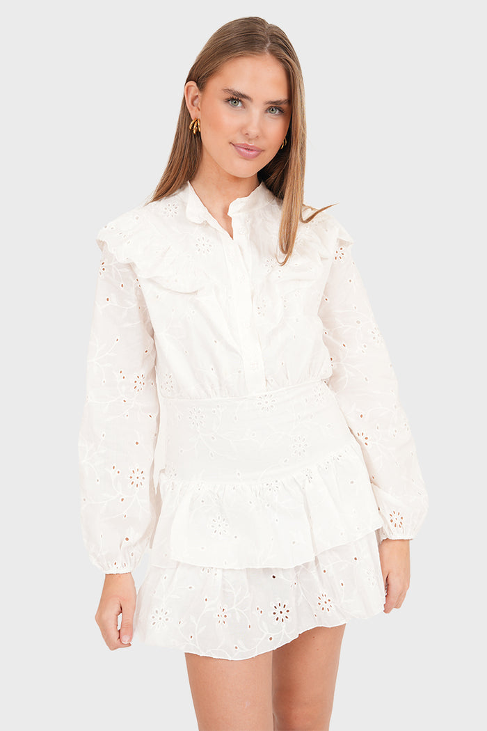 "Toscane" dress white