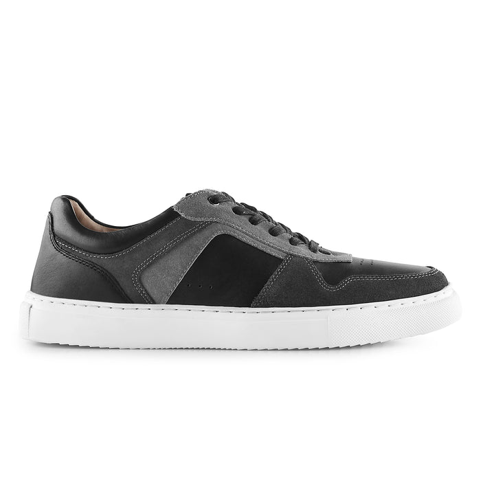 Trentham Leather Smart Casual Trainers - Black