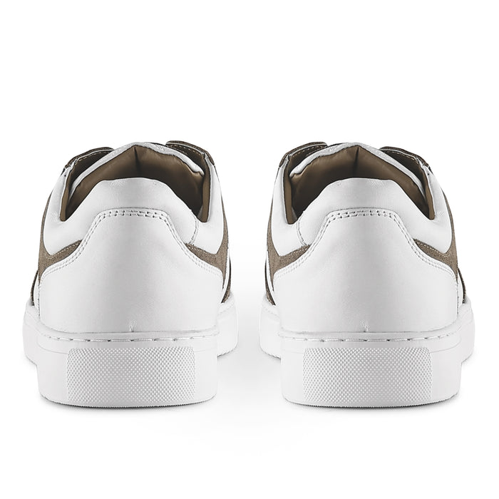 Trentham Leather Smart Casual Trainers - White