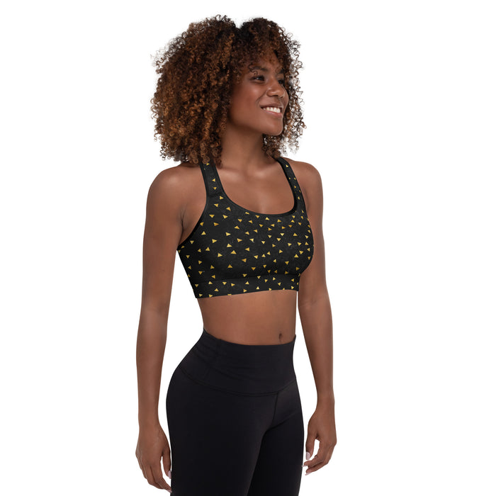 Triangles Padded Sports Bra