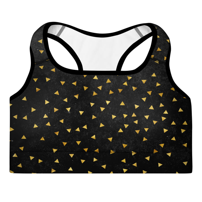 Triangles Padded Sports Bra