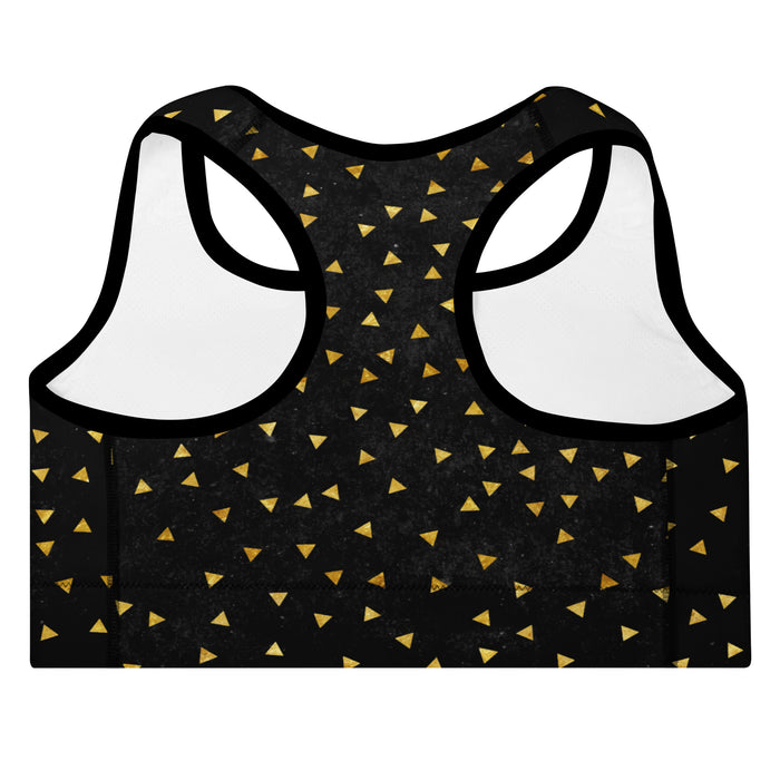 Triangles Padded Sports Bra
