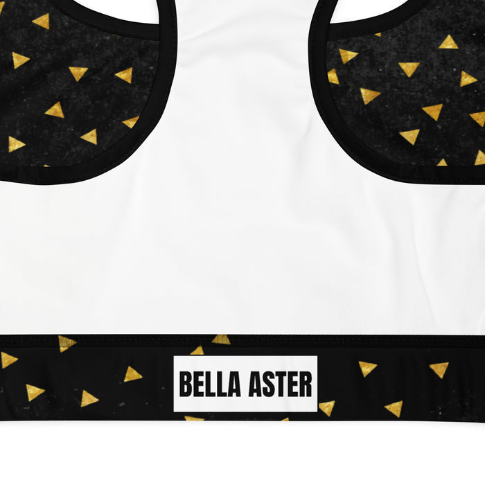 Triangles Padded Sports Bra