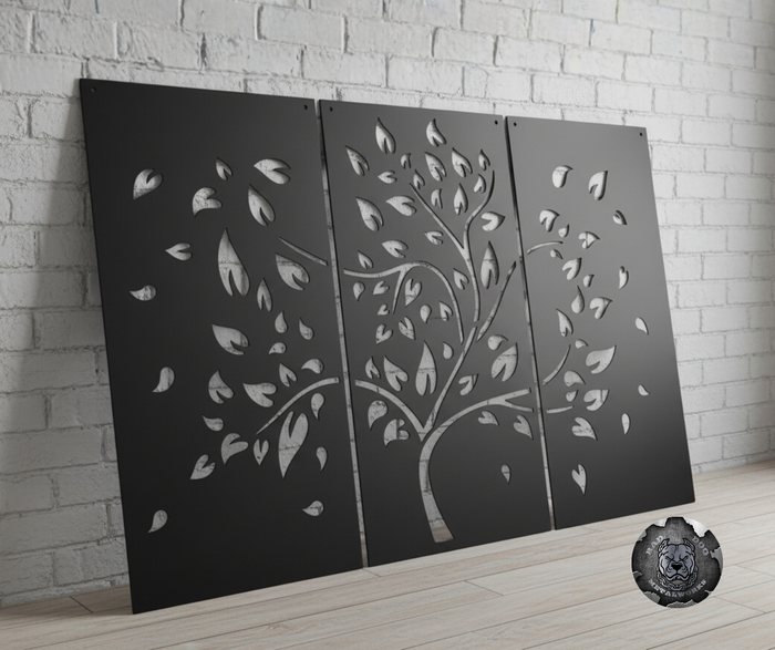 Trilogy Tree Three Panel Triptych