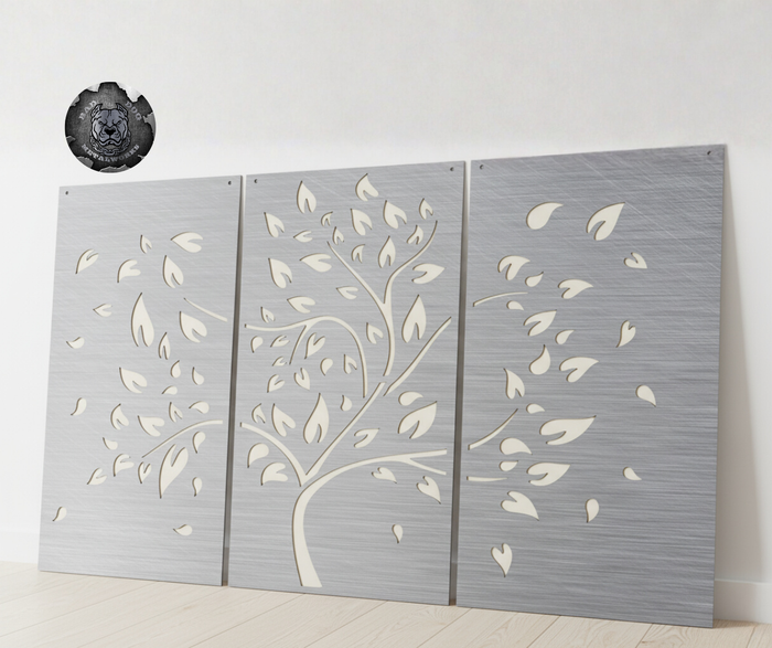 Trilogy Tree Three Panel Triptych