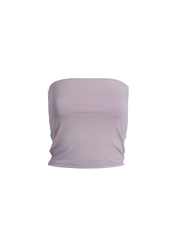 "Tube" top baby pink
