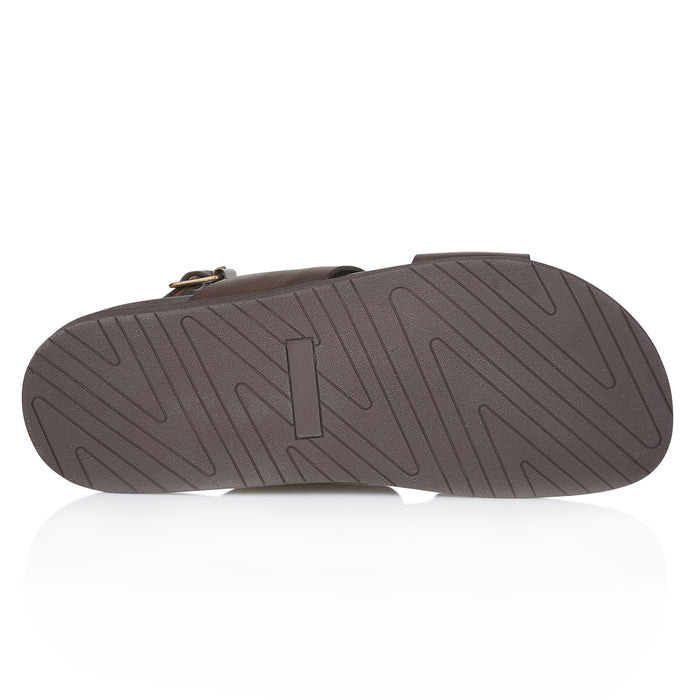 Tucson Men's Leather Sandals - Brown