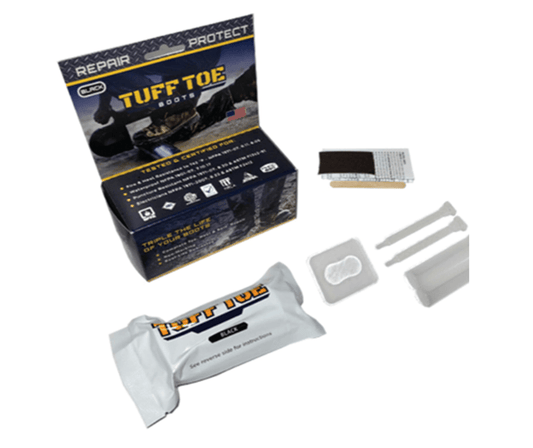 Tuff Toe boot toe guard protective coating in black