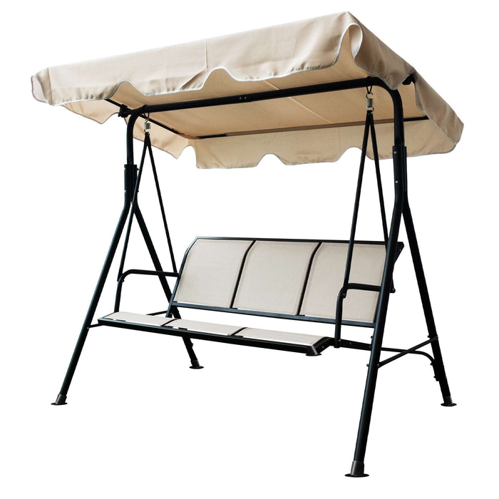 3 seater garden swing chair for patio