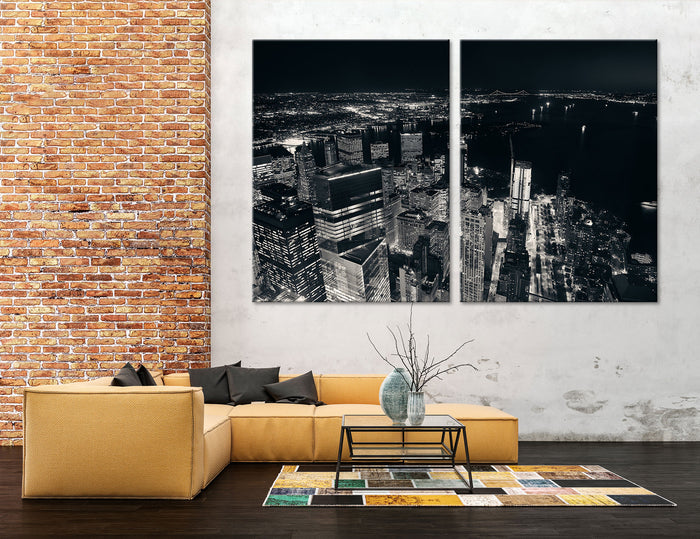 Urban Skyscrapers Canvas Print #9160