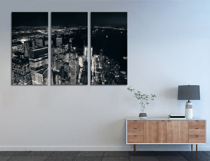 Urban Skyscrapers Canvas Print #9160